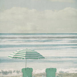 Winter Beach Chairs by Denise Taylor