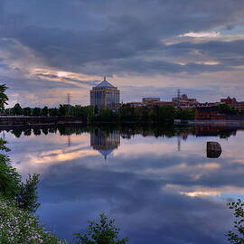 Wisconsin River Reflection by Dale Kauzlaric