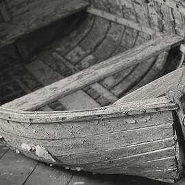 Wooden Boat Fading Away by Mary Lee Dereske