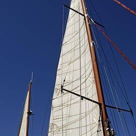 Wooden masts and sails by Sami Sarkis Photography