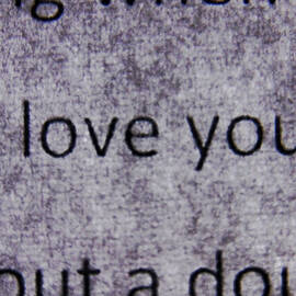 Words - I Love You by Richard Reeve