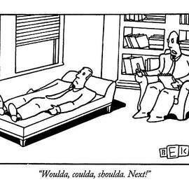 Woulda, Coulda, Shoulda.  Next! by Bruce Eric Kaplan