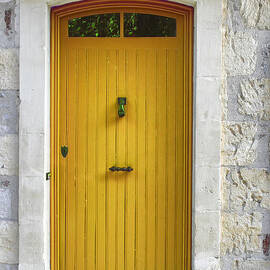 Yellow French Door by Georgia Clare