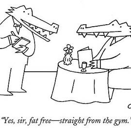 Yes, Sir, Fat Free - Straight From The Gym by Charles Barsotti