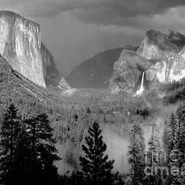 Yosemite Valley Thunderstorm 1949 by Ansel Adams