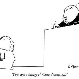 You Were Hungry? Case Dismissed by Charles Barsotti