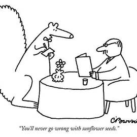 You'll Never Go Wrong With Sunflower Seeds by Charles Barsotti