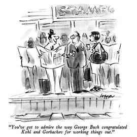 You've Got To Admire The Way George Bush by Lee Lorenz