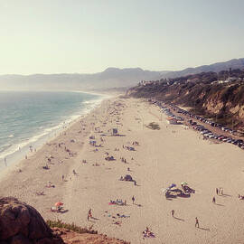 Zuma Beach At Sunset Malibu, Ca by William Andrew