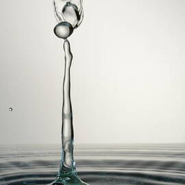 Splashing Water Droplet by Sami Sarkis Photography