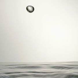 Splashing Water Droplet by Sami Sarkis Photography