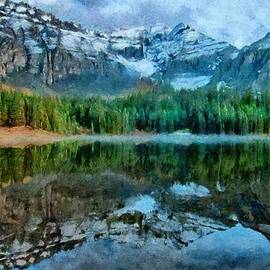 Alta Lakes Reflection by Jeffrey Kolker