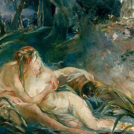 Apollo Appearing to Latone by Berthe Morisot