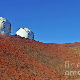 Astronomical observatory on Mauna Kea volcano by Sami Sarkis Photography