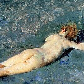 Beach at Portici by Mariano Fortuny y Marsal