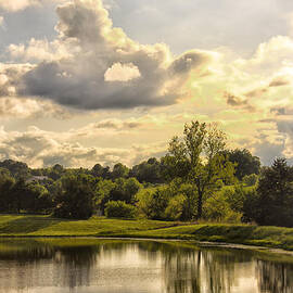 Broemmelsiek Park Lake 2 by Bill and Linda Tiepelman