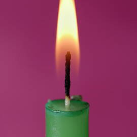 Burning candle by Sami Sarkis Photography