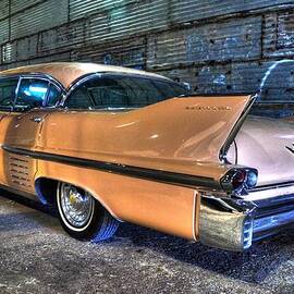 Cadillac in a Barn by David Morefield