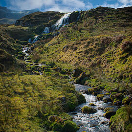 Calmness at the falls by Chris Boulton