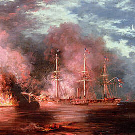 Civil War Engagement by Xanthus Russell Smith