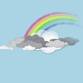 Clouds And A Rainbow by Jutta Kuss