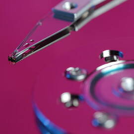 Computer Hard drive by Sami Sarkis Photography