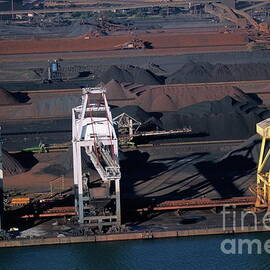 Cranes at Marseille's harbor by Sami Sarkis Photography