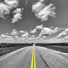 Down a Black and White Road by Bill and Linda Tiepelman
