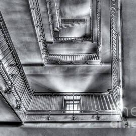 Ellis Island Stairway II by Clarence Holmes