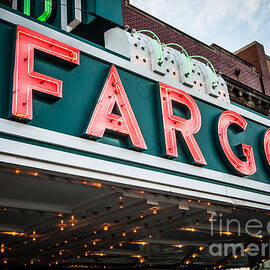 Fargo Theatre Sign in North Dakota by Paul Velgos