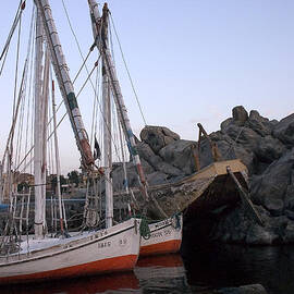 Felucca parking by Darcy Michaelchuk