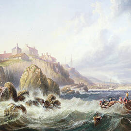 Fishing boats off Scotland by John Wilson Carmichael