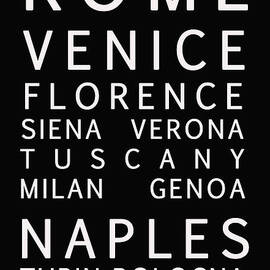 Italy Cities - Bus Roll Style by Georgia Clare