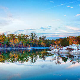 Klondike Park Autumn Lake by Bill and Linda Tiepelman