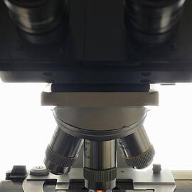 Laboratory microscope by Sami Sarkis Photography