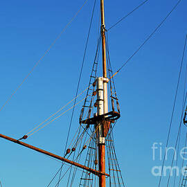 Masts of sailing ships by Sami Sarkis Photography
