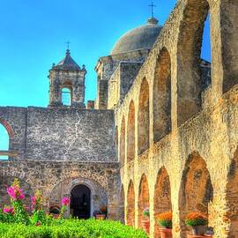 Mission Courtyard by David Morefield