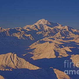 Mt. McKinley Sunset from Above by Darcy Michaelchuk