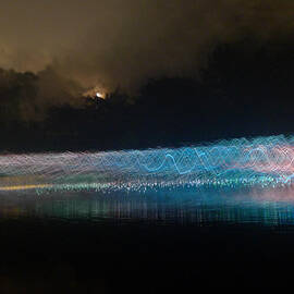 Munro River Reflections 3 by Richard Reeve