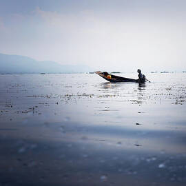 Myanmar Fisherman by Nina Papiorek