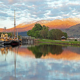Nevis mountain range by Grant Glendinning
