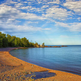 North Shore Beach by Bill and Linda Tiepelman