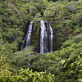 Opaekaa Falls by Kelley King
