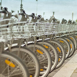 Paris Bikes by Georgia Clare