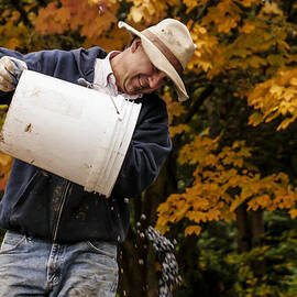 Pouring Wine by Jean Noren