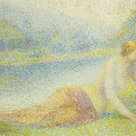 Reclining Nude by Hippolyte Petitjean