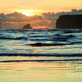 Sea Stack Sunset by Adam Jewell