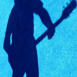 Shadow Guitar in Blue II by Richard Reeve