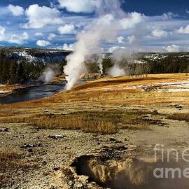 Steamy In Yellowstone by Adam Jewell