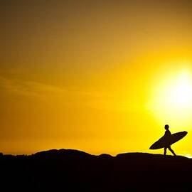 Surfer's Dawn by Zarija Pavikevik